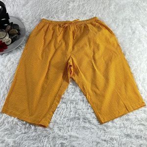 Women's Sensual Cacique Yellow & Orange Pajama Pants Only (18/20) EC13